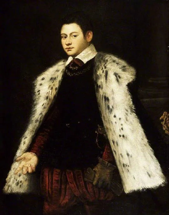 Genç adam kürk ceketli, 1558 - Jacopo Tintoretto