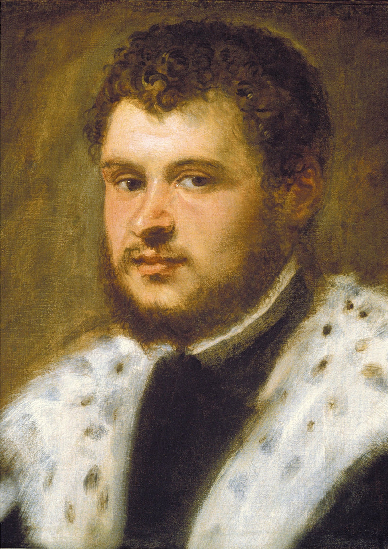 Genç adam sakallı - Jacopo Tintoretto