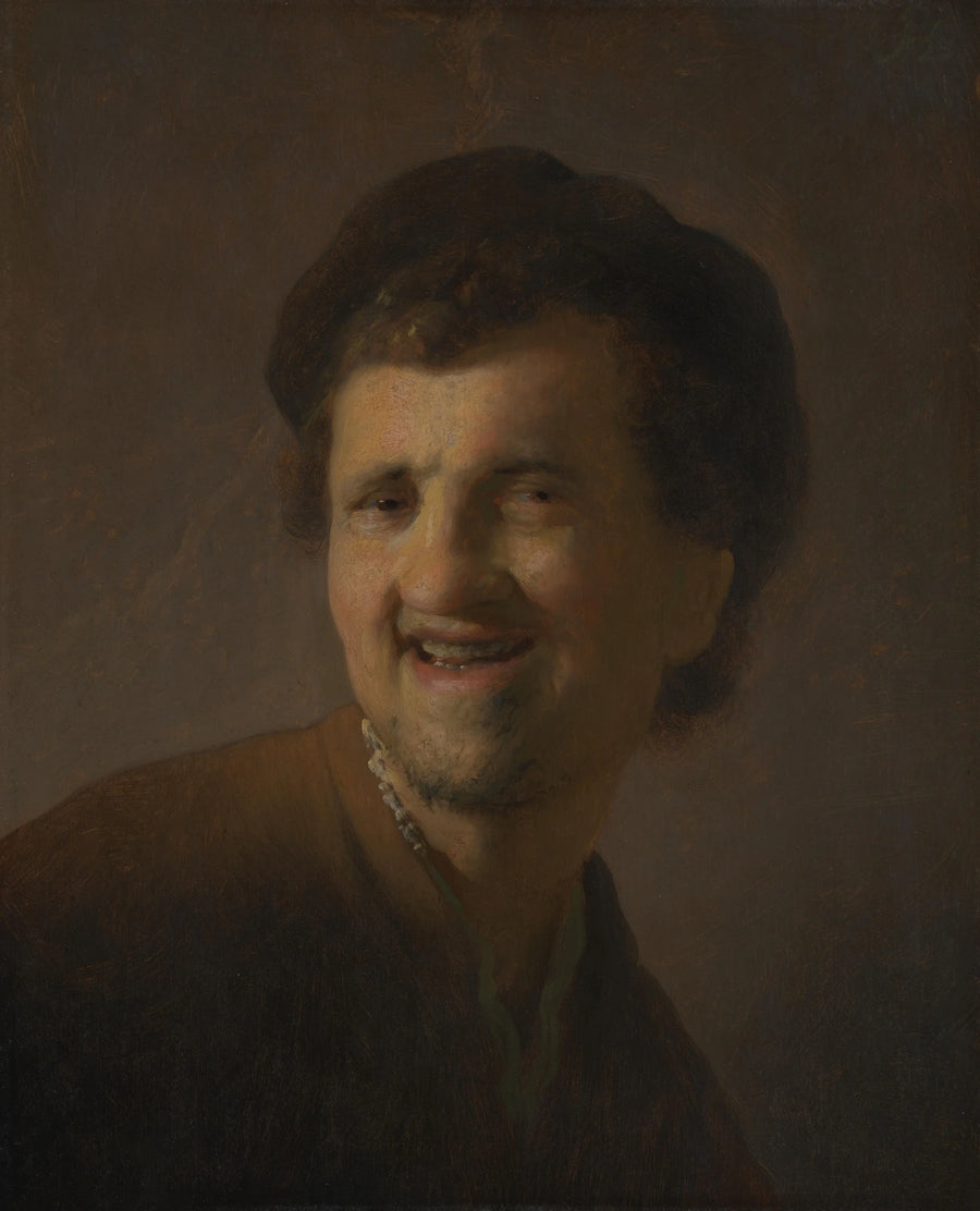 Gülümseyen Genç Bir Adam Büstü - Rembrandt