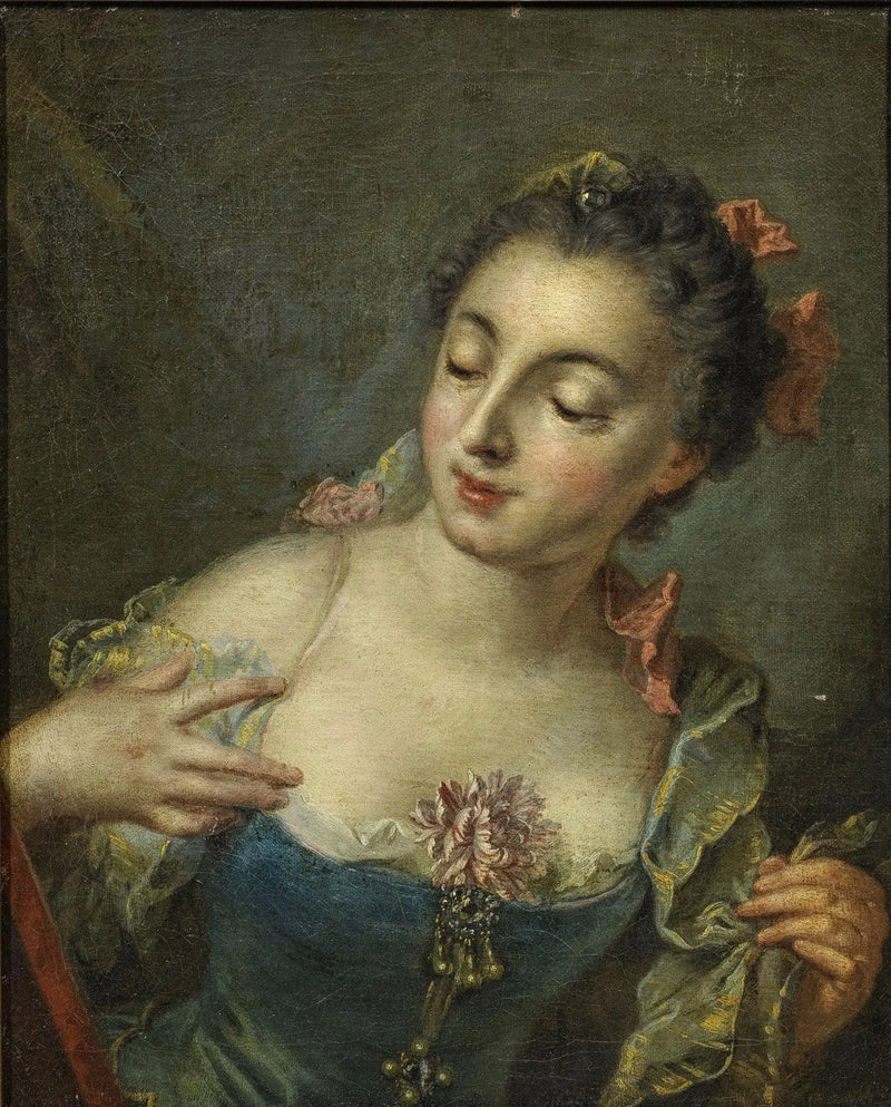 Sol tarafta genç kız - François Boucher
