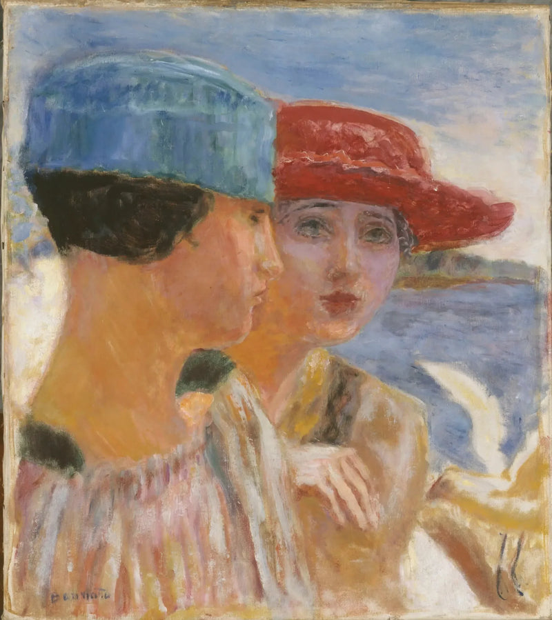 Martı ile Genç Kızlar - Pierre Bonnard