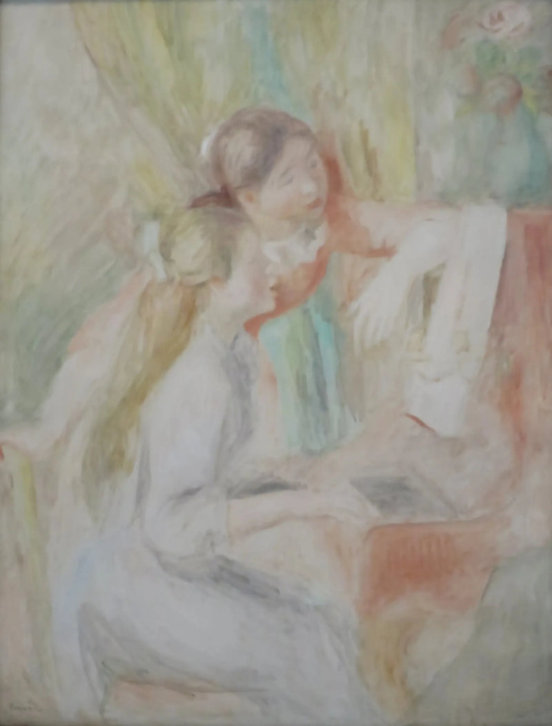 Piyanoda Genç Kızlar - Pierre-Auguste Renoir