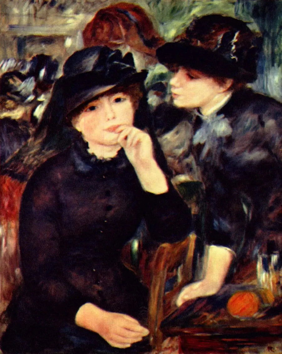 Siyah Elbiseli Genç Kızlar - Pierre-Auguste Renoir
