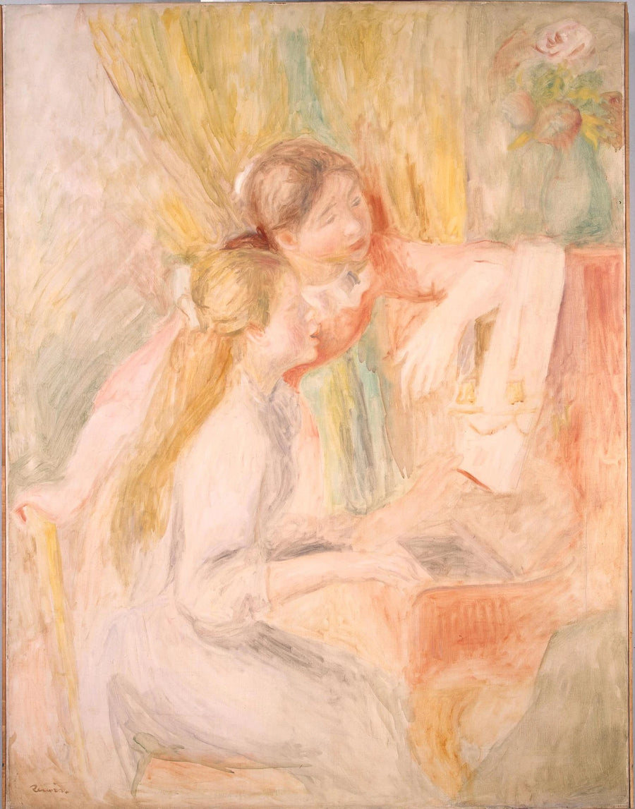 Piyanoda Genç Kızlar - Pierre-Auguste Renoir