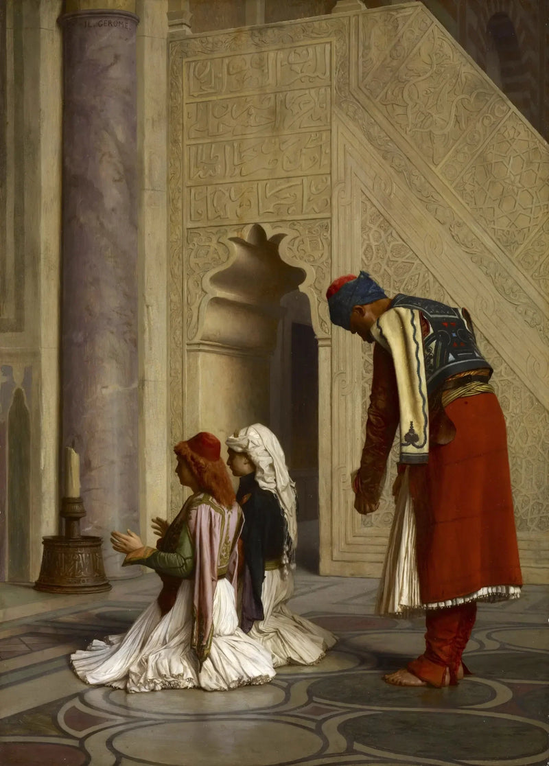 Genç Yunanlar camide - Jean-Léon Gérôme
