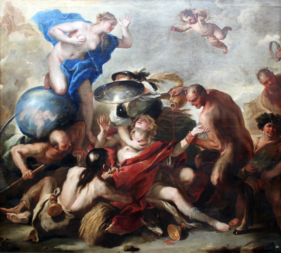 Gençlik Günahların Cazibesine Kapılıyor - Luca Giordano