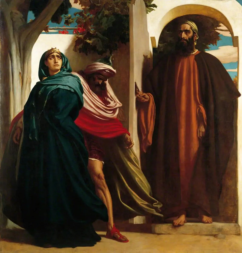 Jézabel ve Achab - Frederic Leighton