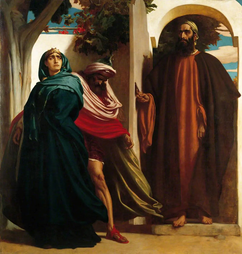 Jézabel ve Achab - Frederic Leighton