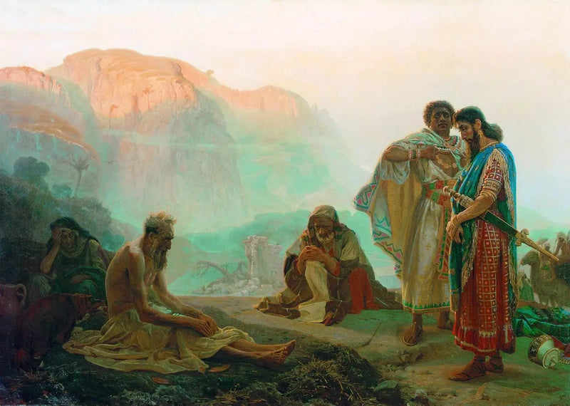 Job ve arkadaşları - Ilya Repin