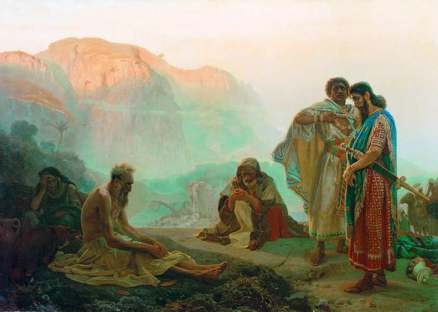Job ve arkadaşları - Ilya Repin