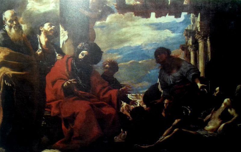 Job ve arkadaşları - Mattia Preti