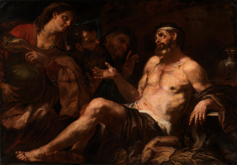 Job ve Tesellişileri - Luca Giordano