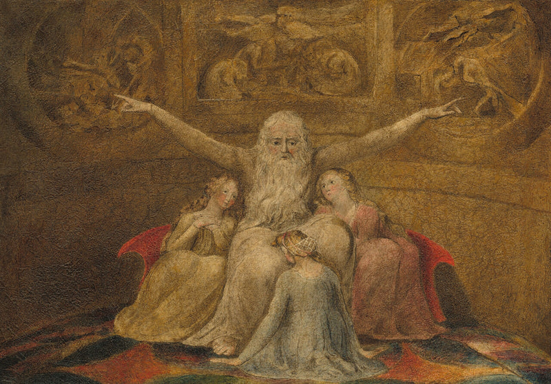 Job ve Kızları - William Blake