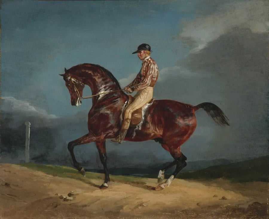 Yarış atı süren jokey - Théodore Géricault