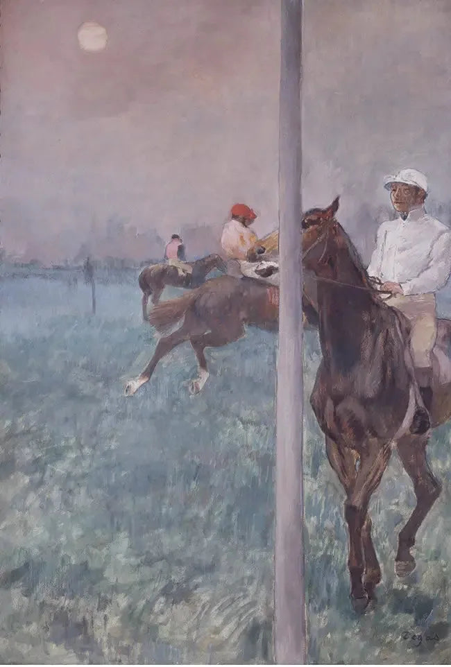 Yarış Öncesi Jokeyler - Edgar Degas