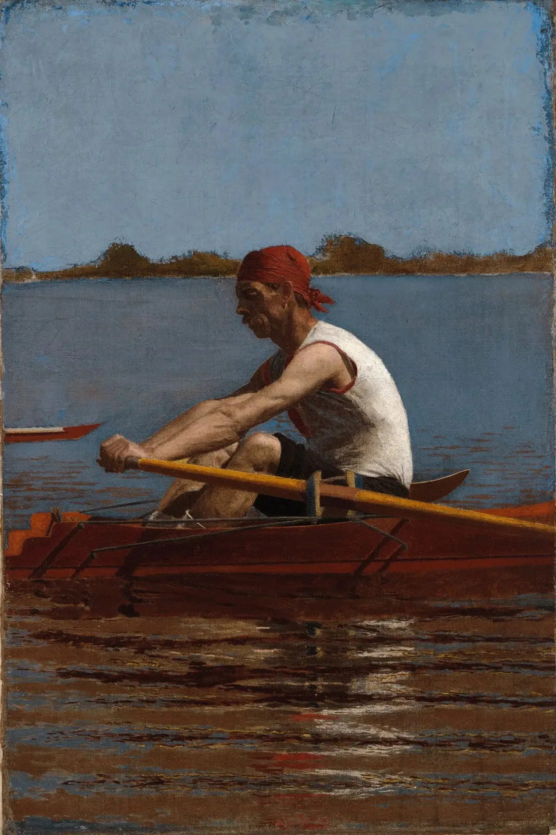 John Biglin bir skiff'te - Thomas Eakins