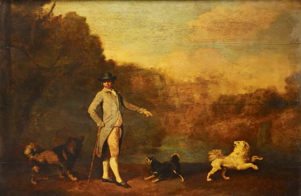 John Christian Santhague (mort en 1.821) - George Stubbs - Alpha Reproduction