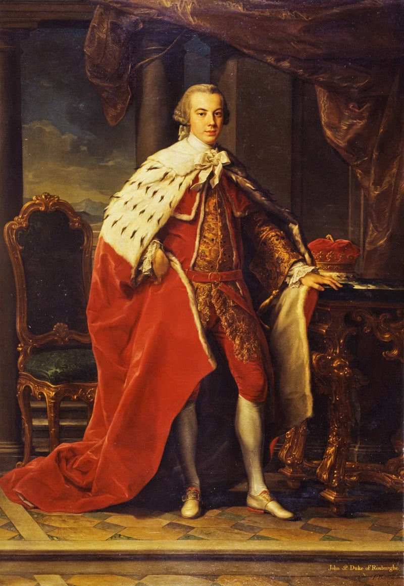 John Ker, 3. Roxburghe Dükü, 1740 - 1804. Kitapsever - Pompeo Batoni
