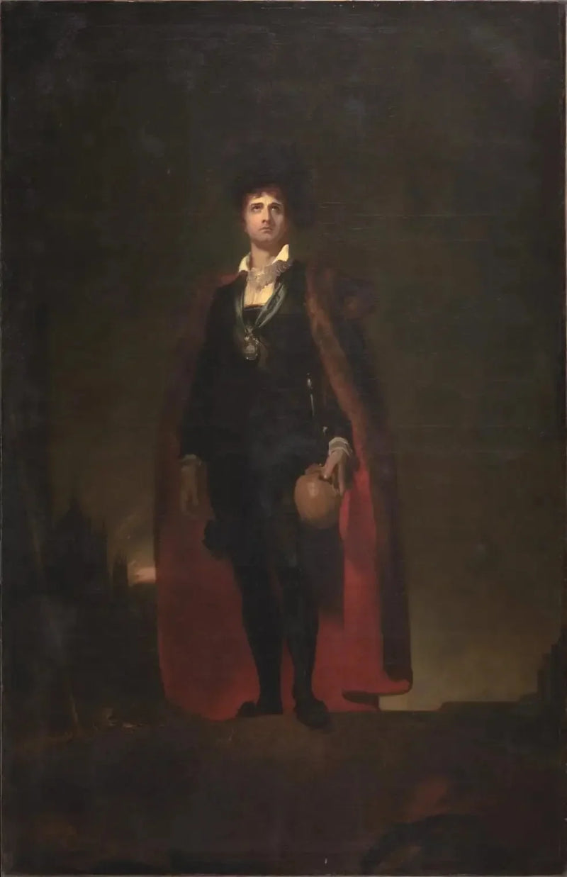 John Philip Kemble Hamlet Rolünde - Thomas Lawrence
