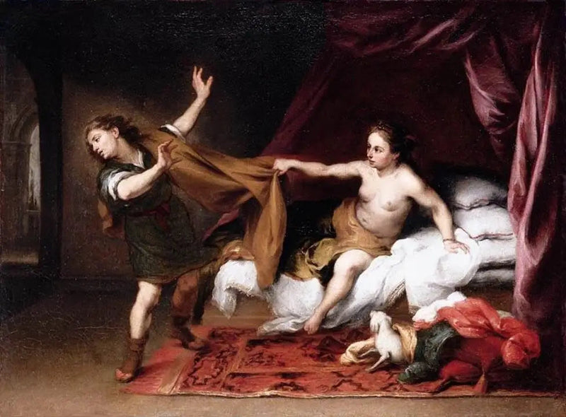 Joseph ve Putiphar'ın Eşi - Bartolomé Esteban Murillo