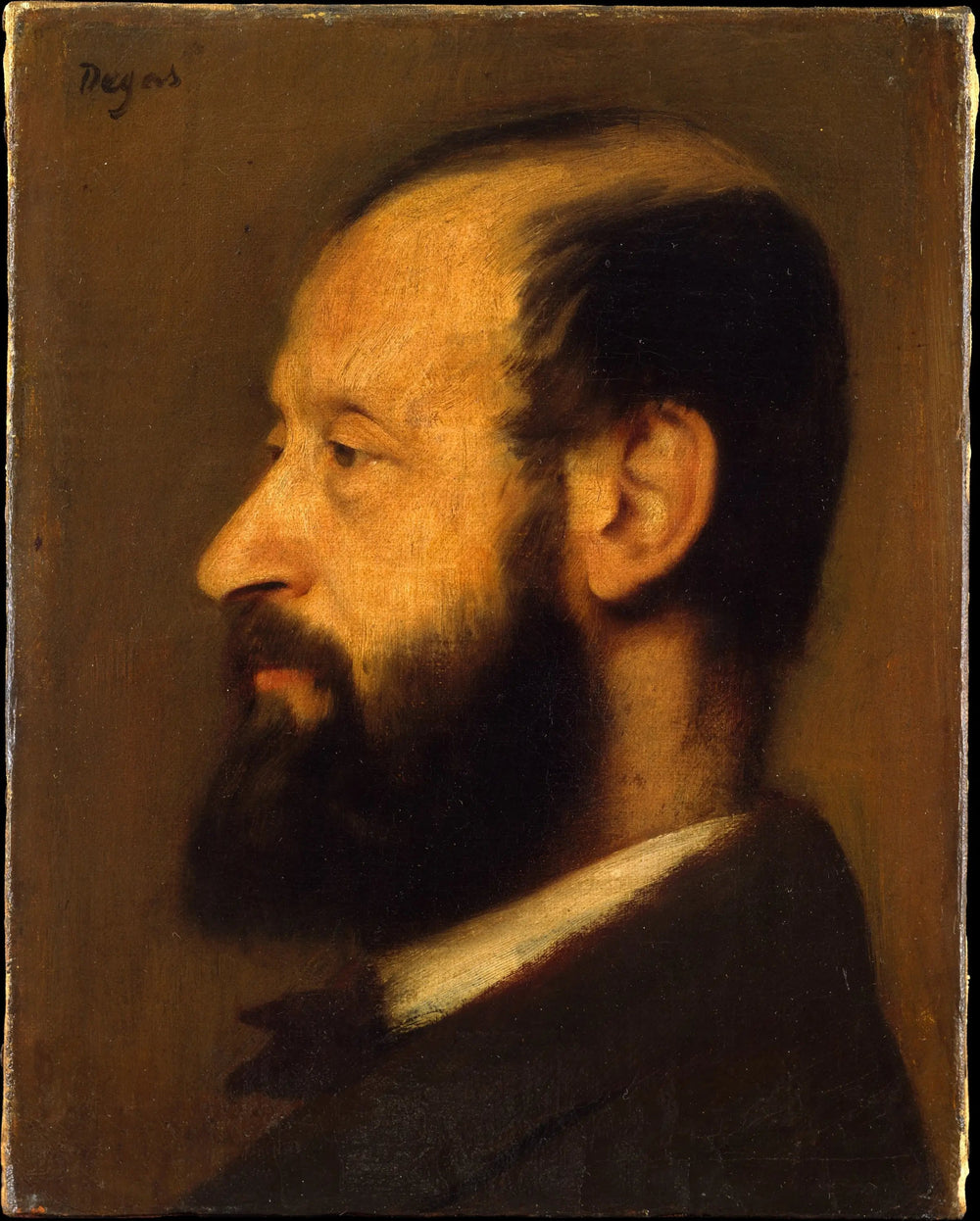 Reproduction du tableau « Joseph-Henri Altès - Edgar Degas » par Alpha Reproduction en peinture à l’huile