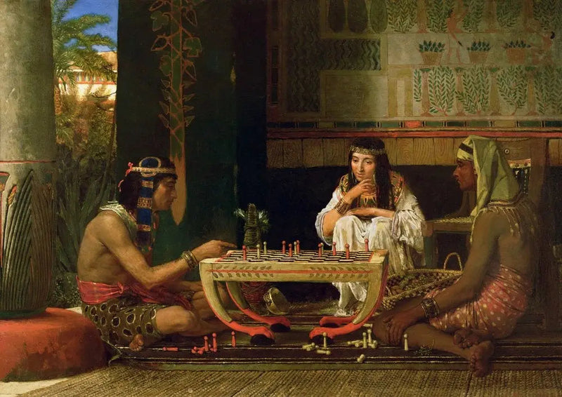 satranç oyuncusu - Lawrence Alma-Tadema