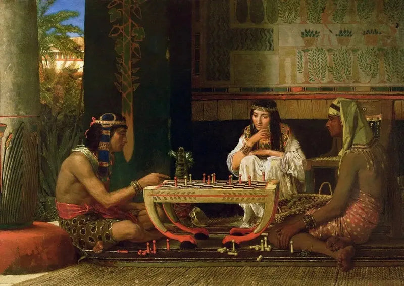 satranç oyuncusu - Lawrence Alma-Tadema