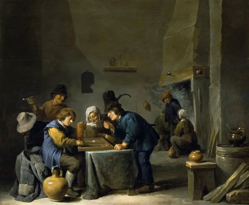Trictrac Oyuncuları - David Teniers genç