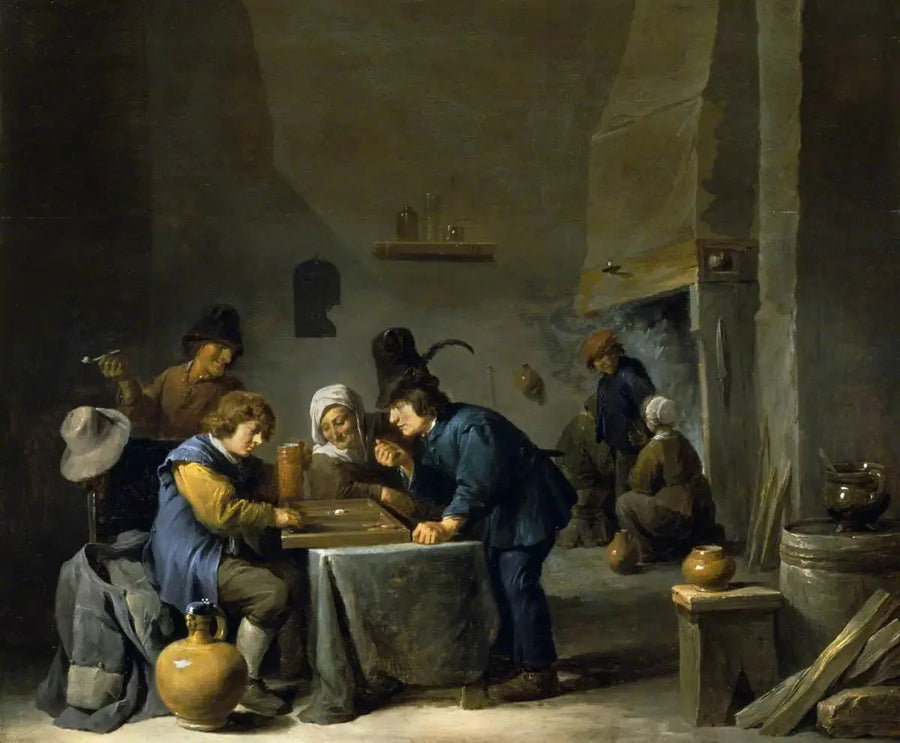 Trictrac Oyuncuları - David Teniers genç