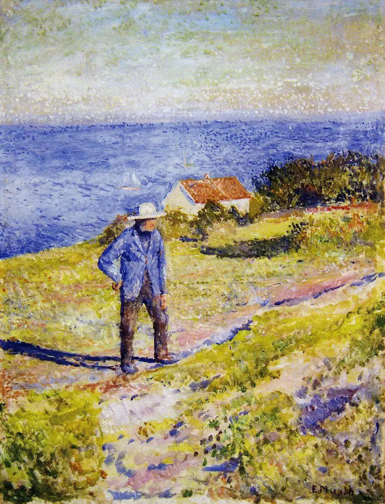 Åsgårdstrand'da Güneşli Gün - Edvard Munch