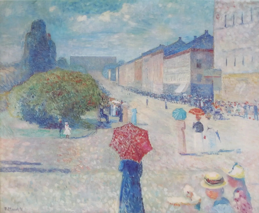 Karl Johan'da Bahar Günü - Edvard Munch
