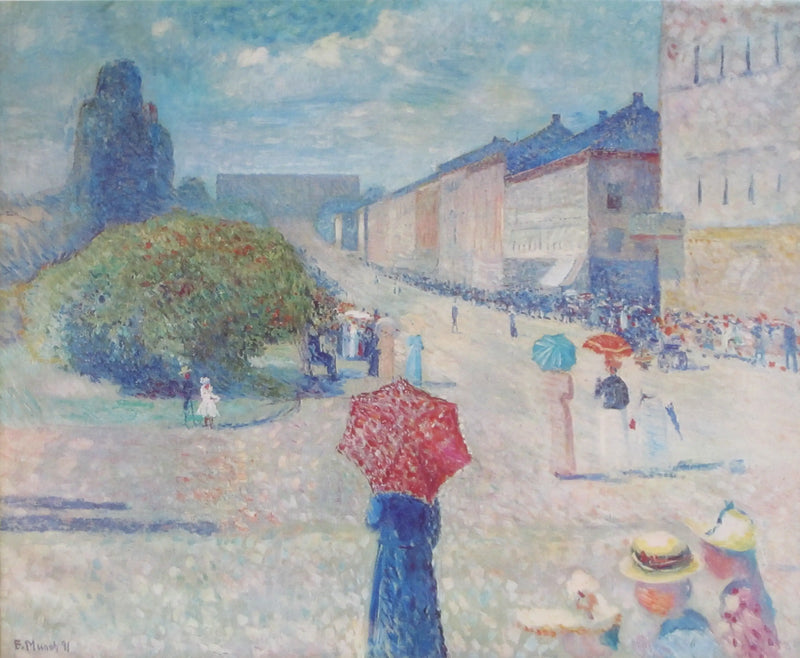 Karl Johan'da Bahar Günü - Edvard Munch