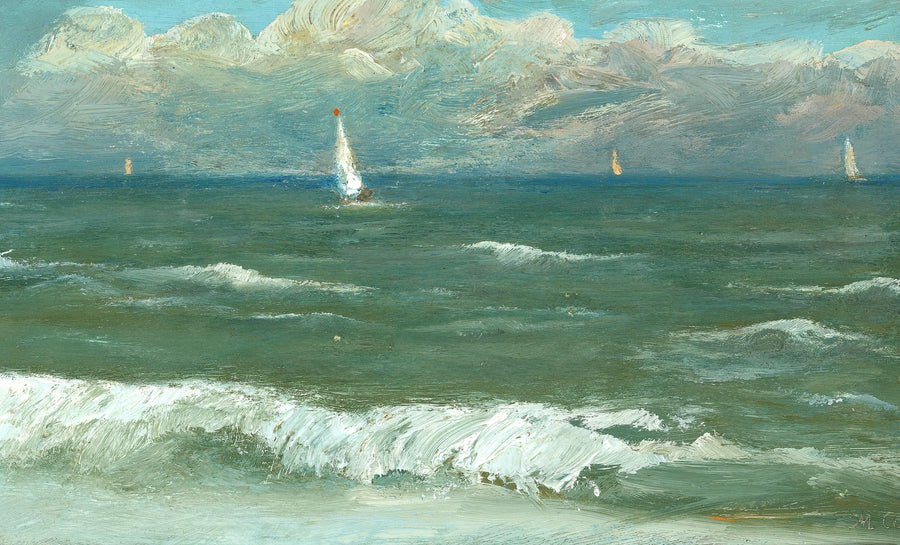 Skagen'da Yaz Günü Denizde - Michael Peter Ancher