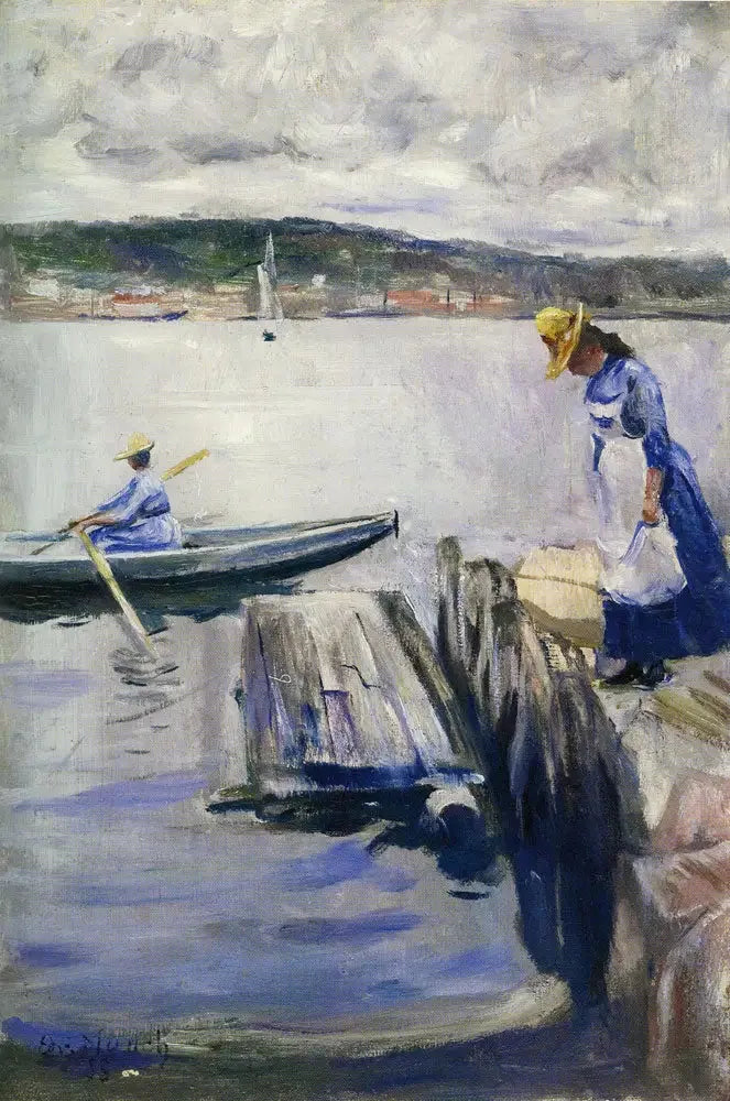 İskelenin Yaz Günü - Edvard Munch