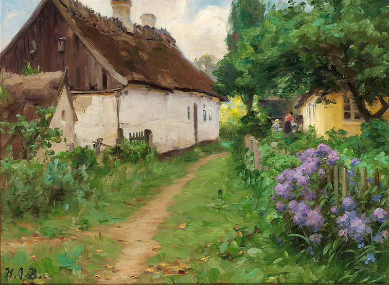 Yaz Günü Bir Çiftlik Yakınında. - H. A. Brendekilde