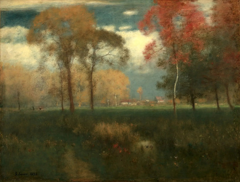 Sonbaharda Güneşli Bir Gün - George Inness