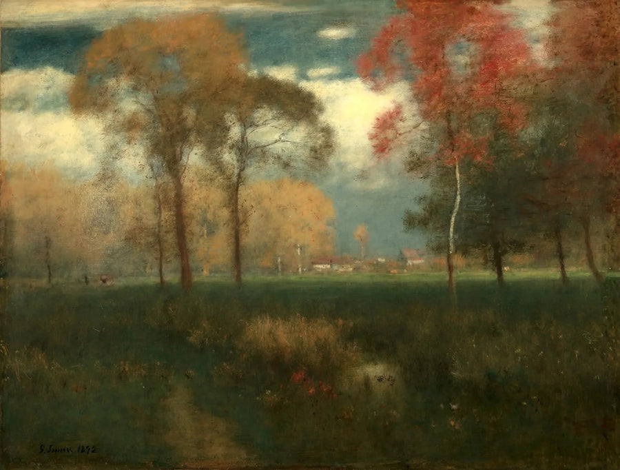 Sonbaharda Güneşli Bir Gün - George Inness