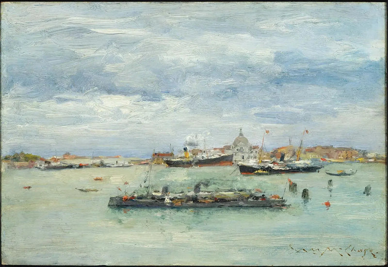 Gri Günler Lagün Üzerinde - William Merritt Chase