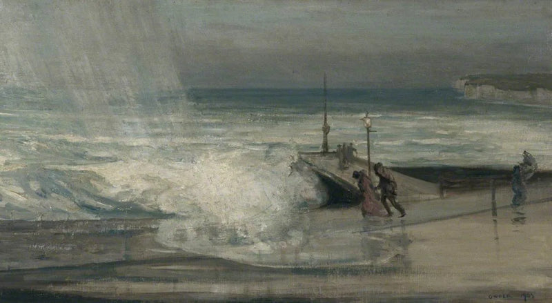 Brighton'da Fırtınalı Gün, Doğu Sussex - Charles Conder