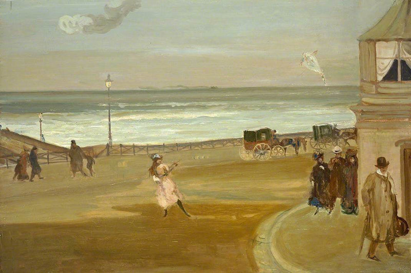 Brighton'da Rüzgarlı Gün - Charles Conder