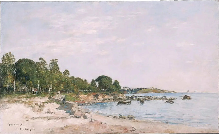 Juan-les-Pins, koy ve Kıyı - Eugène Boudin