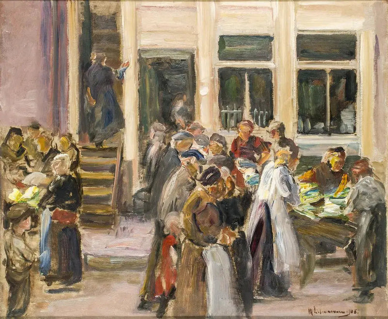 Amsterdam'daki Judengasse - Max Liebermann
