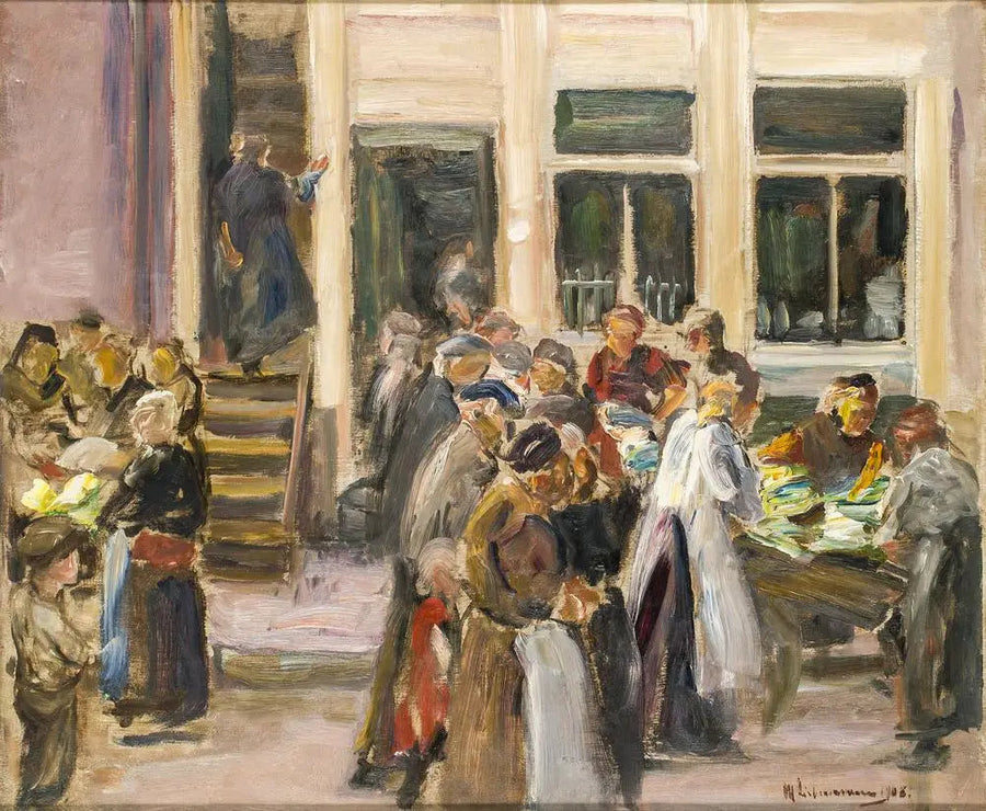 Amsterdam'daki Judengasse - Max Liebermann