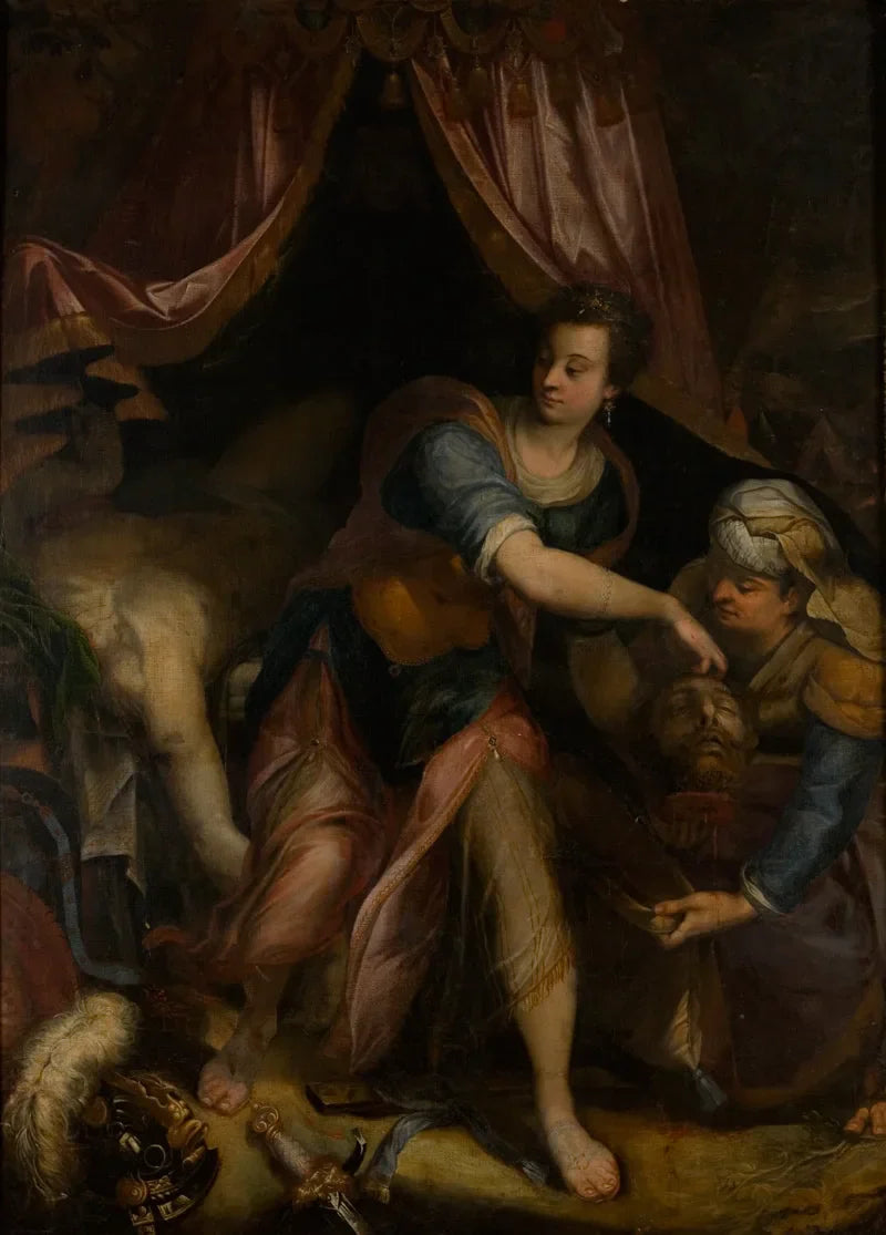 Judith Holofornes'in başıyla - Denis Calvaert