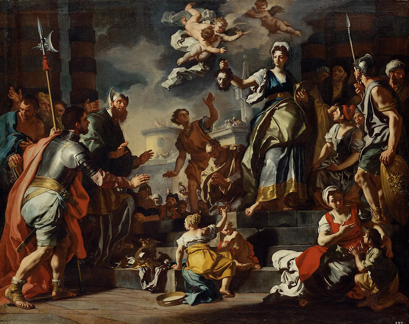 Judith Holofornes'un başıyla - Francesco Solimena