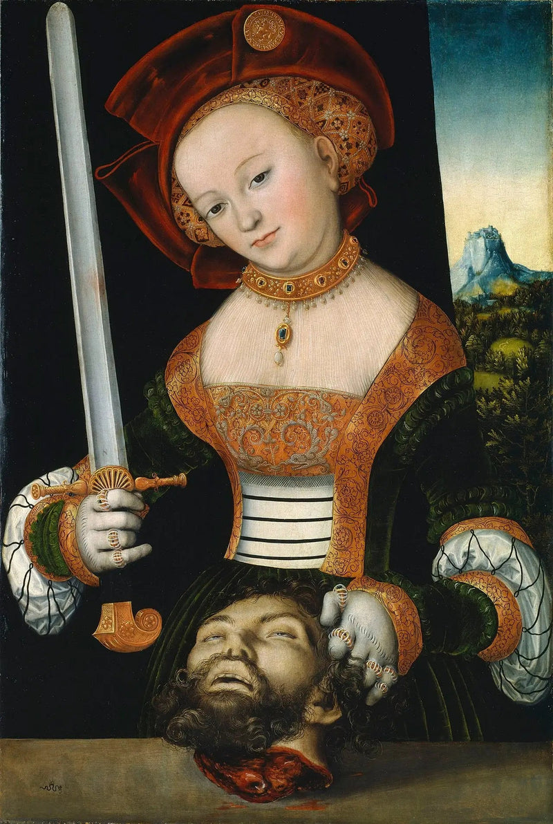 Judith ve Holofernes'in başı - Lucas Cranach the Elder