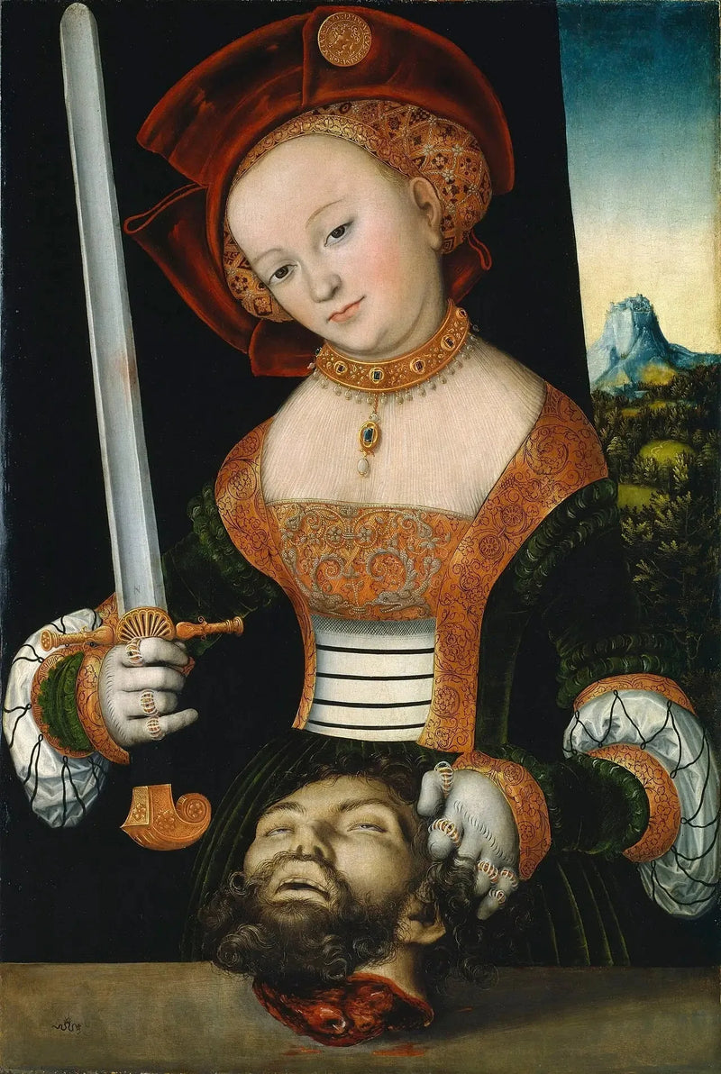 Judith ve Holofernes'in başı - Lucas Cranach the Elder