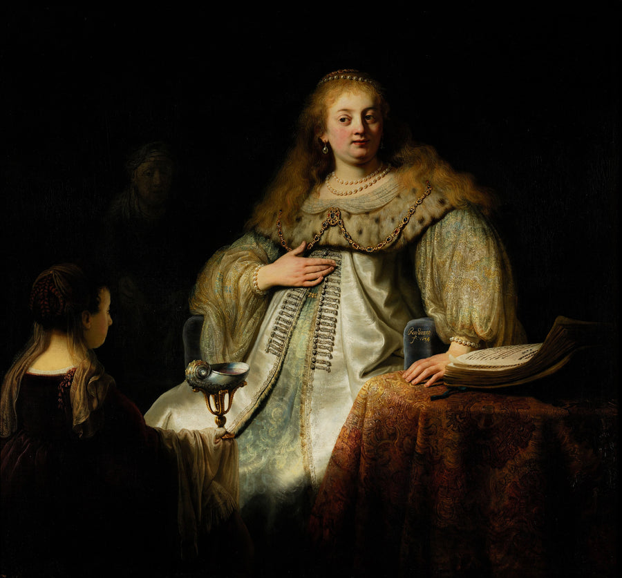 Holofornes'in Şöleninde Judith - Rembrandt