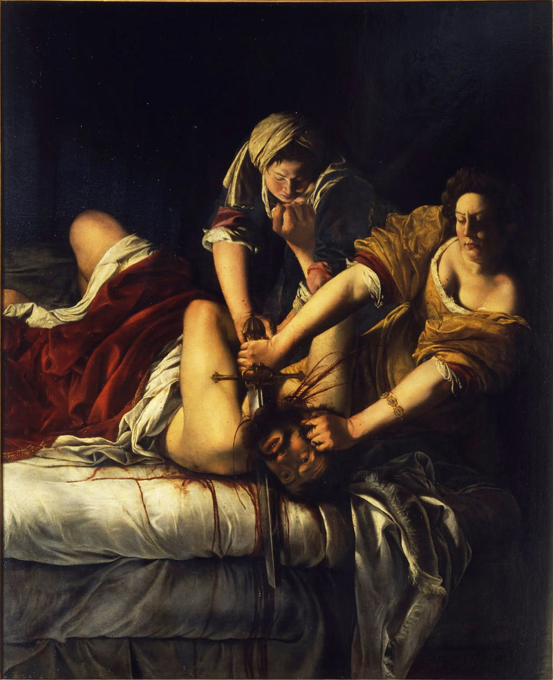 Judith Kesiyor Holofernes - Artemisia Gentileschi