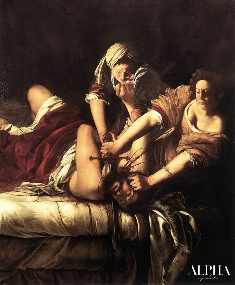 Judith décapitant Holopherne - Artemisia Gentileschi - Reproductions de tableaux et peintures haut de gamme